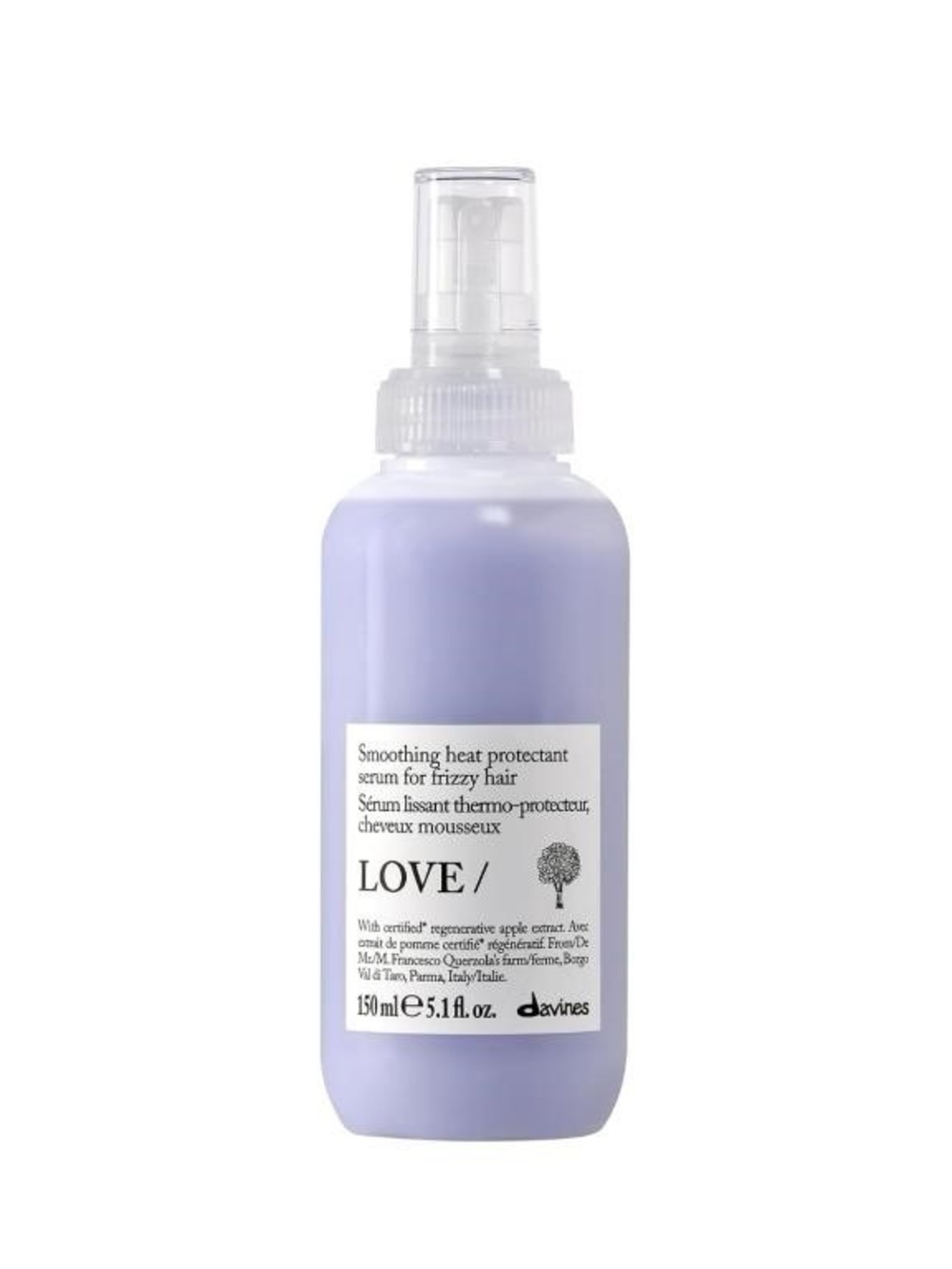 Davines LOVE Heat Protectant Spray - Light Lavender